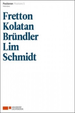 In Konversation mit: Andreas Bründler, Tony Fretton, Sulan Kolatan, CJ Lim, Günter Nitschke, André Schmidt