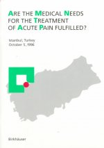 Are the medical needs for the treatment of acute pain fulfilled?