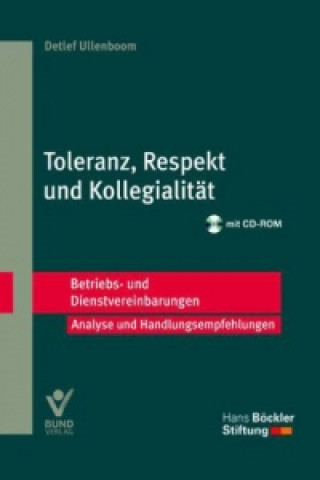 Toleranz, Respekt und Kollegialität, m. CD-ROM