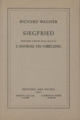 Siegfried, Textbuch/Libretto