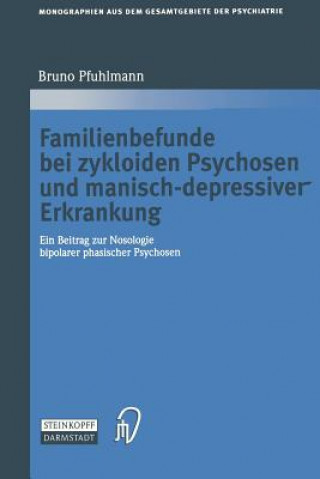 Familienbefunde Bei Zykloiden Psychosen Und Manisch-depressiver Erkrankung