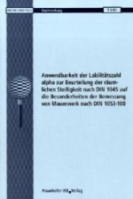 Anwendbarkeit der Labilitätszahl alpha zur Beurteilung der räumlichen Steifigkeit nach DIN 1045 auf die Besonderheiten der Bemessung von Mauerwerk nac