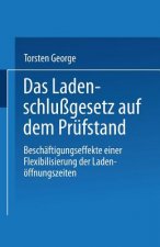 Das Ladenschlu gesetz Auf Dem Pr fstand