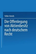Offenlegung Von Aktienbesitz Nach Deutschem Recht
