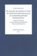 Die Garantie des kollektiven Gutes der fehlerfreien Berichterstattung als medienübergreifender Rechtsgrundsatz