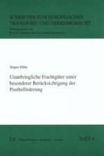 Unanbringliche Frachtgüter unter besonderer Berücksichtigung der Postbeförderung