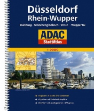 ADAC StadtAtlas Düsseldorf/Rhein-Wupper mit Duisburg, Mönchengladbach, Venlo