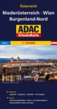 ADAC Urlaubskarte Österreich 01 Niederösterreich, Wien 1:150.000