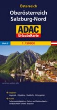 ADAC Urlaubskarte Österreich 03 Oberösterreich, Salzburg-Nord 1:150.000