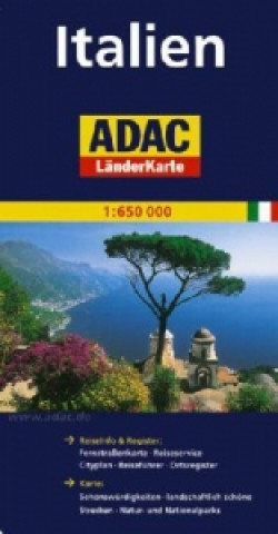 ADAC Länderkarte Italien 1:650.000