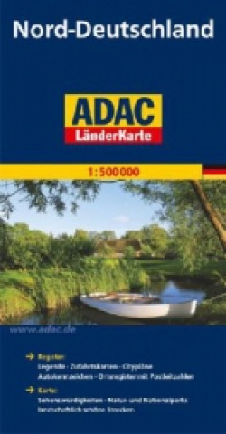 ADAC Karte Deutschland Nord