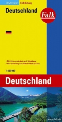 Falk Plan Deutschland, Falkfaltung. Germany