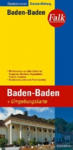 Falk Stadtplan Extra Baden-Baden 1:17 500
