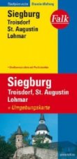 Falk Plan Siegburg, Troisdorf, St. Augustin, Lohmar