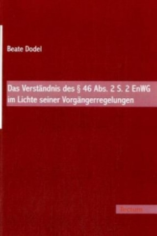 Das Verständnis des § 46 Abs. 2 S. 2 EnWG im Lichte seiner Vorgängerregelungen
