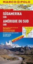 Marco Polo Karte Südamerika Süd. Amerique du Sud Sud. Sudamerica Septentrional. South America Southern Region