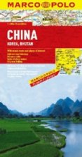 ČÍNA, KOREA, BHUTAN 1:4 000 000