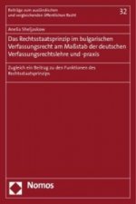 Das Rechtsstaatsprinzip im bulgarischen Verfassungsrecht am Maßstab der deutschen Verfassungsrechtslehre und -praxis