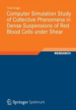 Computer Simulation Study of Collective Phenomena in Dense Suspensions of Red Blood Cells under Shear