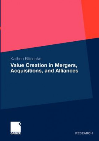 Value Creation in Mergers, Acquisitions, and Alliances