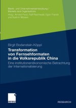 Transformation Von Fernsehformaten in Die Volksrepublik China