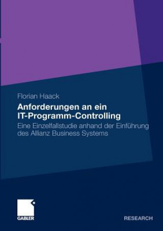 Anforderungen an Ein It-Programm-Controlling