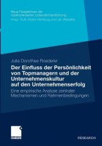 Einfluss Der Persoenlichkeit Von Topmanagern Und Der Unternehmenskultur Auf Den Unternehmenserfolg