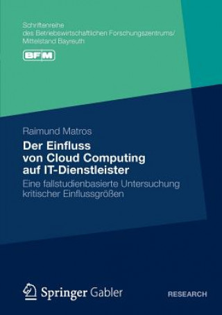 Der Einfluss von Cloud Computing auf IT-Dienstleister