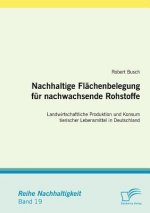 Nachhaltige Flachenbelegung fur nachwachsende Rohstoffe