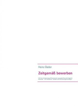 Zeitgemass bewerben