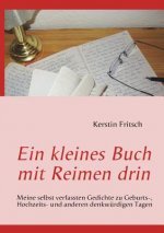kleines Buch mit Reimen drin