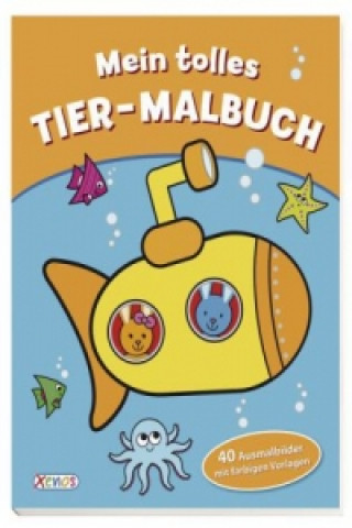 Mein tolles Tier-Malbuch