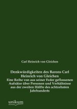 Denkw Rdigkeiten Des Barons Carl Heinrich Von Gleichen