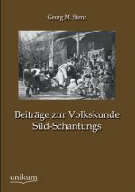 Beitrage Zur Volkskunde Sud-Schantungs