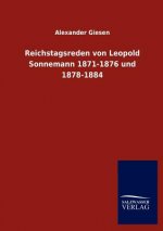 Reichstagsreden von Leopold Sonnemann 1871-1876 und 1878-1884