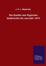 Quellen des Rigischen Stadtrechts bis zum Jahr 1673