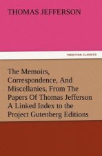 Memoirs, Correspondence, and Miscellanies, from the Papers of Thomas Jefferson a Linked Index to the Project Gutenberg Editions