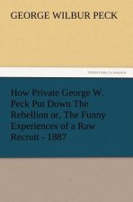 How Private George W. Peck Put Down The Rebellion or, The Funny Experiences of a Raw Recruit - 1887