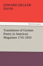 Translations of German Poetry in American Magazines 1741-1810