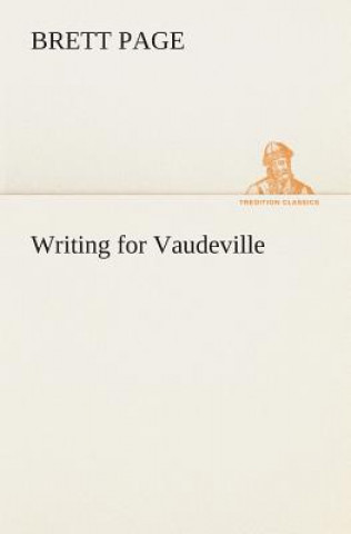 Writing for Vaudeville