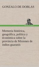 Memoria historica, geografica, politica y economica sobre la provincia de Misiones de indios guaranis