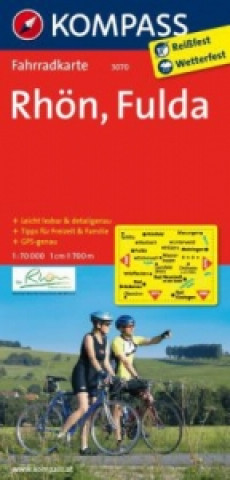 KOMPASS Fahrradkarte Rhön - Fulda