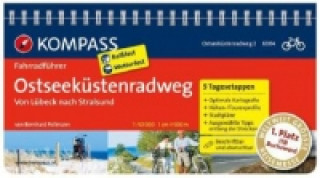 KOMPASS Fahrradführer Ostseeküsten-Radweg 2, von Lübeck nach Stralsund. Bd.2