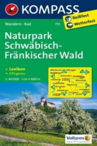 Kompass Karte Naturpark Schwäbisch-Fränkischer Wald