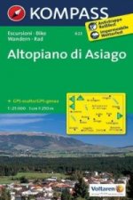 KOMPASS Wanderkarte 623 Altopiano di Asiago 1:25.000