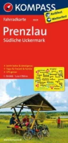 KOMPASS Fahrradkarte Prenzlau - Südliche Uckermark