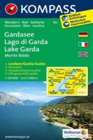 Gardasee, Monte Baldo. Lago di Garda, Monte Baldo. Lake Garda, Monte Baldo