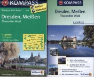 Kompass Karte Dresden, Meißen, Tharandter Wald