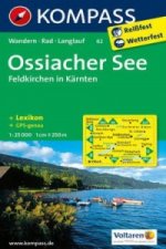 KOMPASS Wanderkarte Ossiacher See, Feldkirchen in Kärnten