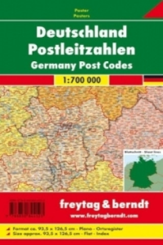 Deutschland, Postleitzahlen. Germany, Post Codes